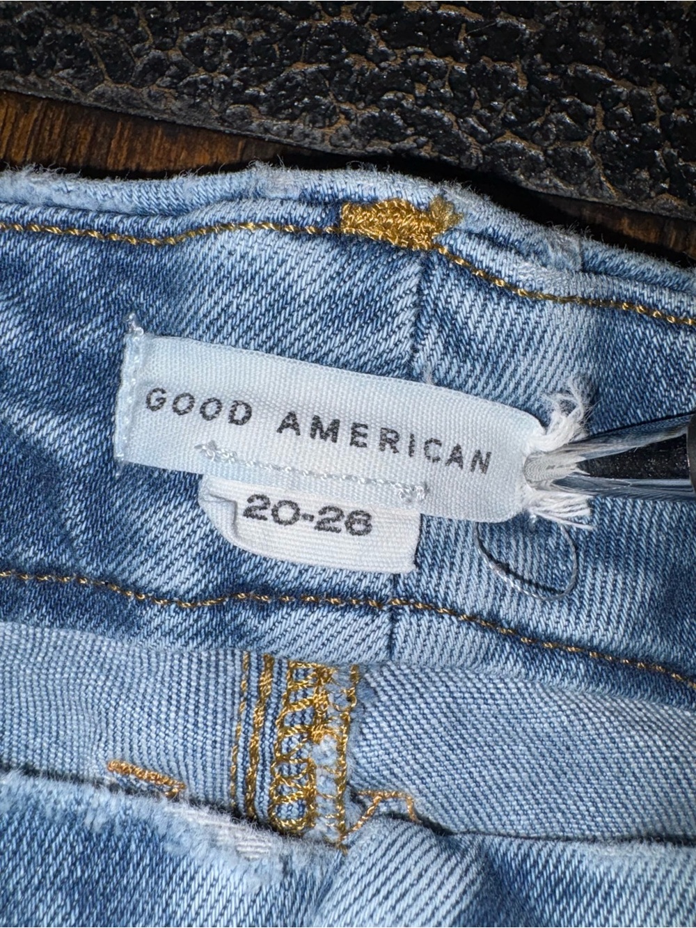 Good American Light Blue Ankle Crop Jeans - Picture 3 of 3